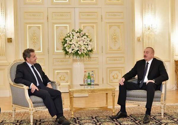 Президент Ильхам Алиев принял бывшего главу Франции Николя Саркози (Фото) 
