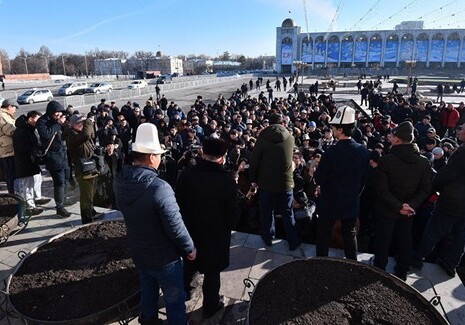 В Бишкеке прошел митинг против «китайской экспансии» (Фото-Видео)