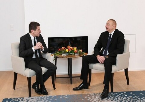 Ильхам Алиев встретился с гендиректором компании Lazard Freres и президентом Банка ВТБ (Фото)