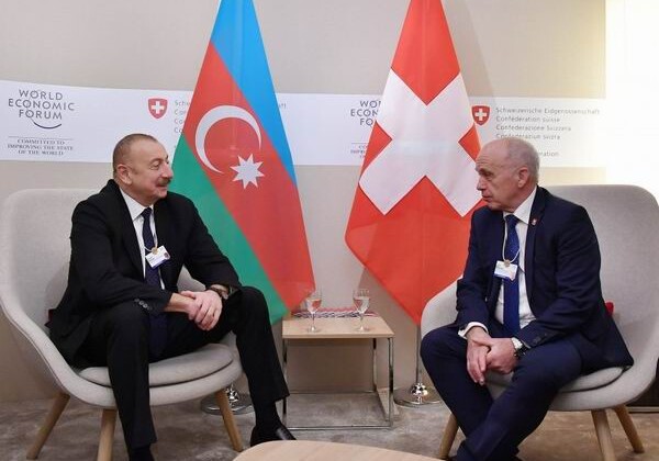 Состоялась встреча президентов Азербайджана и Швейцарии (Фото-Обновлено)