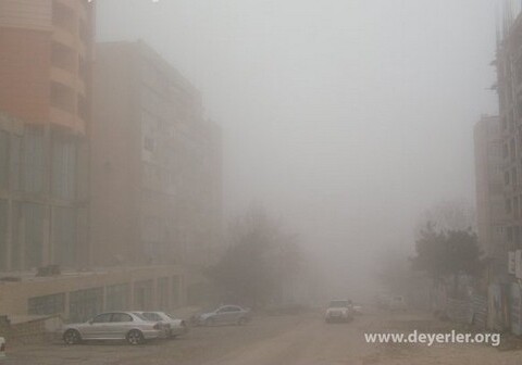 Завтра Баку вновь окутает туман