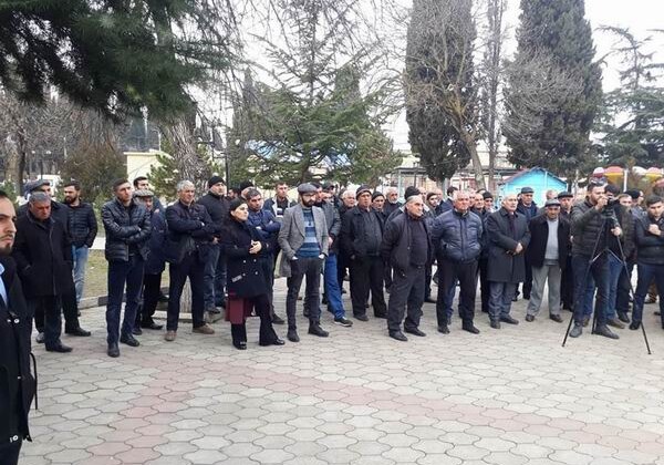 В Грузии проведена акция для сохранения имени Наримана Нариманова (Фото)