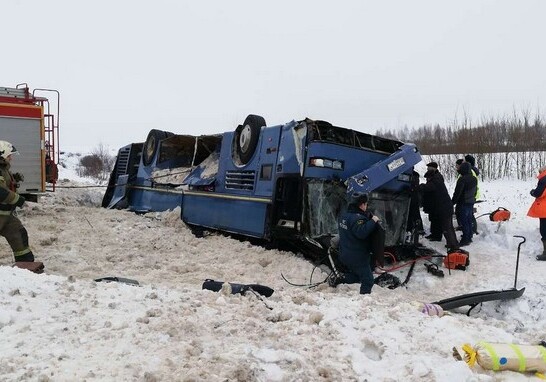 В ДТП с автобусом под Калугой погибли 7 человек, в том числе 4 детей