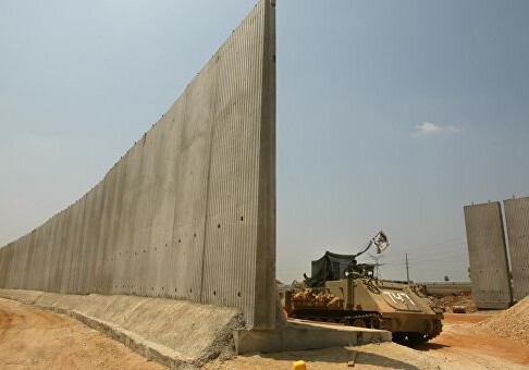 Израиль начал строить бетонную стену вокруг Газы