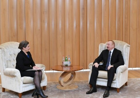 Состоялась встреча президента Азербайджана и советника заместителя госсекретаря США (Фото)