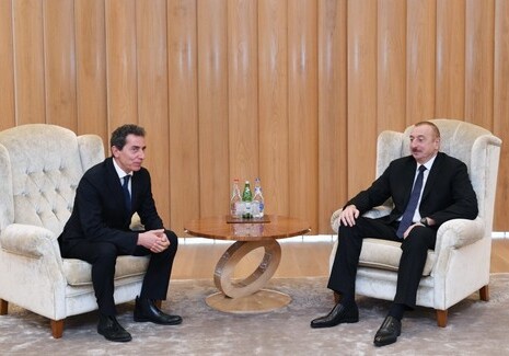 Президент Ильхам Алиев встретился с Андреа Джиоффи (Фото)