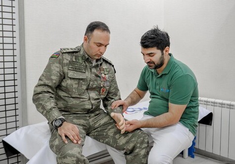 По поручению Мехрибан Алиевой инвалиды Карабахской войны обеспечены протезами (Фото)