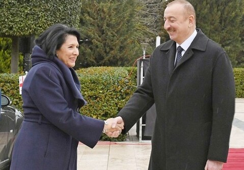 В Баку состоялась встреча президентов Азербайджана и Грузии (Фото-Обновлено)