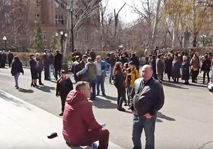 В Ереване прошла акция протеста против политических преследований 