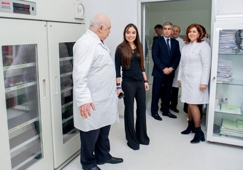 Лейла Алиева побывала в Научно-исследовательском институте гематологии и трансфузиологии (Фото)