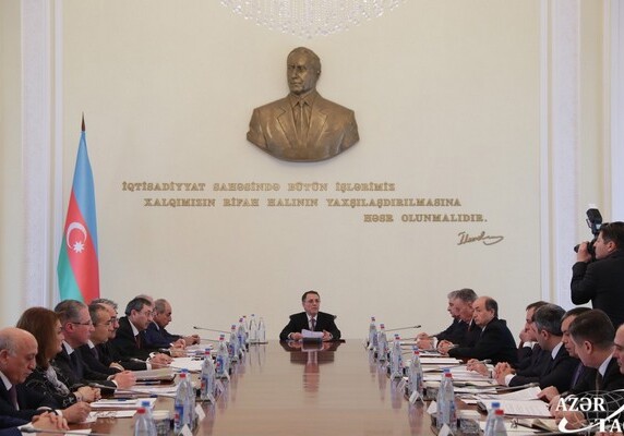 Состоялось очередное заседание Кабинета министров Азербайджана (Фото)