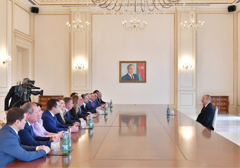 Президент Азербайджана принял делегацию во главе с президентом Российского еврейского конгресса (Фото)