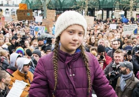 Шведскую школьницу номинировали на Нобелевскую премию мира (Фото)
