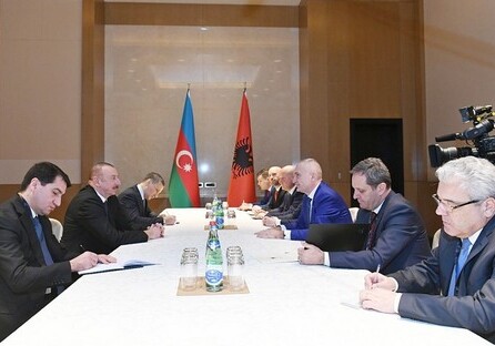 Президент Азербайджана встретился с Президентом Албании и членом Президиума Боснии и Герцеговины (Фото-Обновлено)