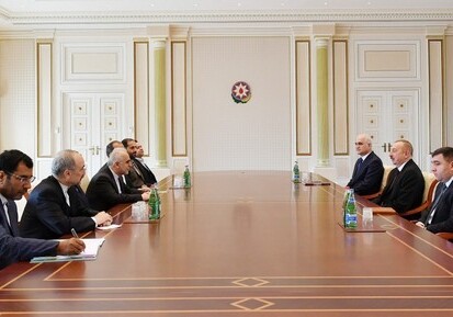 Президент Азербайджана принял иранскую делегацию (Обновлено)