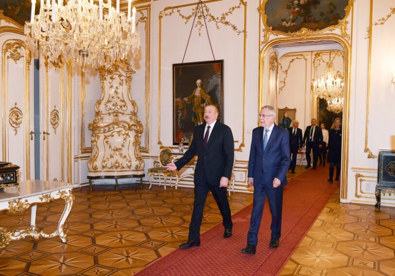 Ильхам Алиев встретился с Федеральным президентом Австрии Александром Ван дер Белленом (Фото)