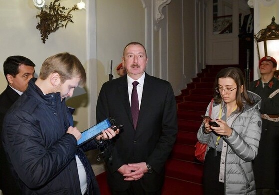 Президент Азербайджана в Вене дал интервью агентству ТАСС