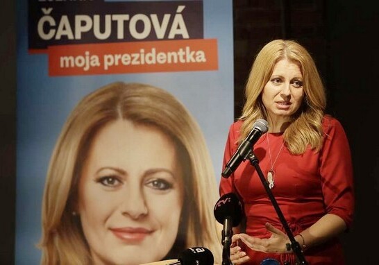 Адвокат Зузана Чапутова победила на президентских выборах в Словакии