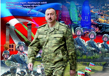 На странице Ильхама Алиева в Facebook распространен видеоролик о победе Азербайджана в апрельских боях