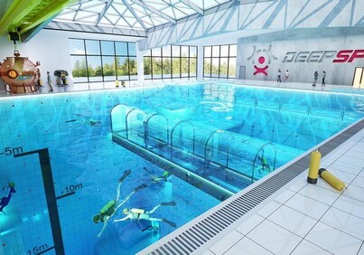 Самый глубокий бассейн в мире откроется в Польше 