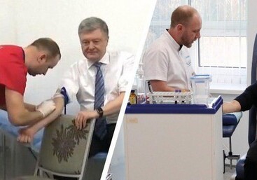 Зеленский и Порошенко сдали медицинские анализы перед дебатами (Фото-Видео)