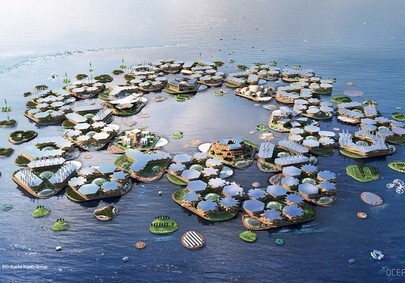 Архитекторы представили проект плавучего города на 10 тыс. человек (Фото)