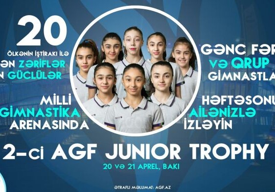 Групповая команда Азербайджана выиграла серебро многоборья на AGF Junior Trophy