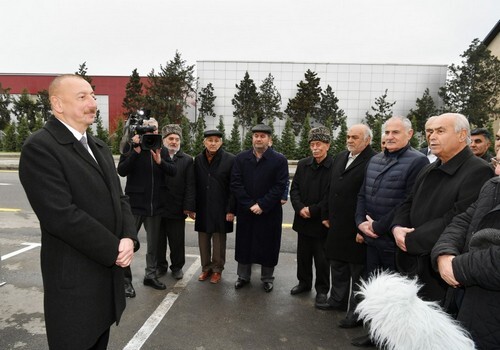 Президент Ильхам Алиев принял участие в открытии автодороги Мардакян-Гала (Фото-Обновлено)