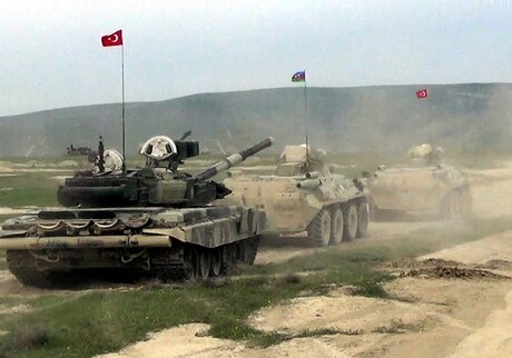 Стартовали совместные азербайджано-турецкие учения с боевой стрельбой (Фото)