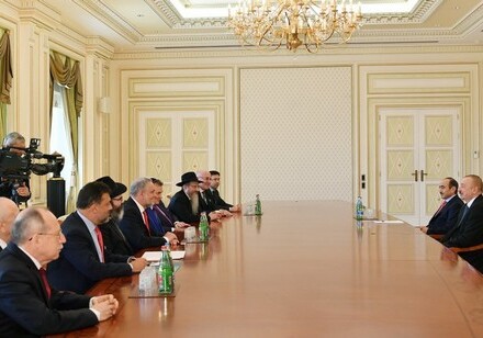 Президент Азербайджана принял главу Евроазиатского еврейского конгресса (Обновлено)
