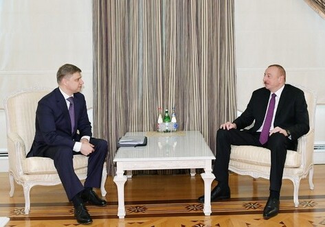 Президент Ильхам Алиев принял главу РЖД (Обновлено)