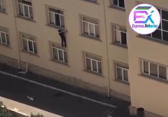 Очередной кошмар в бакинской школе: Управление образования о видео со спрыгнувшим со 2-го этажа школьником