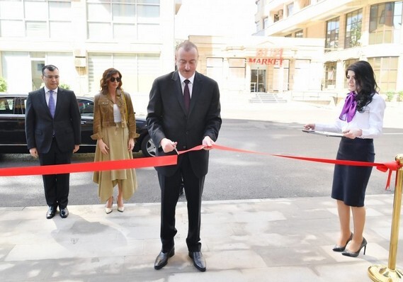 Президент Ильхам Алиев принял участие в церемонии открытия здания Агентства DOST (Фото-Обновлено)