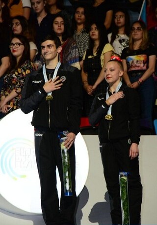 В Баку определились победители Чемпионата Европы среди юниоров, выступающих в составах смешанных пар