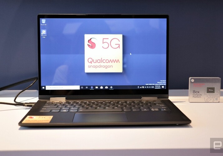 Computex 2019: Lenovo представила первый в мире 5G-ноутбук на платформе Qualcomm Snapdragon 8cx
