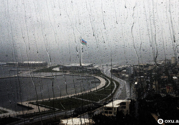 В Баку ожидается дождь - Прогноз погоды