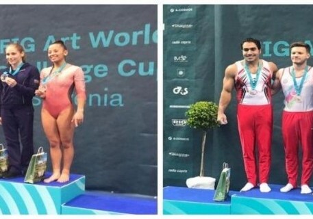 Азербайджанские гимнасты взяли два «золота» на Кубке мира