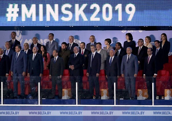 Лейла Алиева на церемонии открытия вторых Евроигр в Минске (Фото)