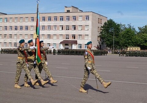 Азербайджанские военнослужащие примут участие в параде в Минске (Фото)