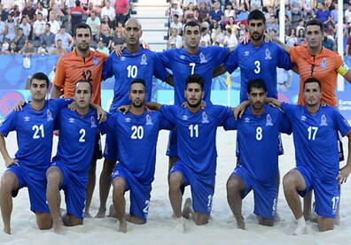 Сборная Азербайджана по пляжному футболу примет участие в Евролиге