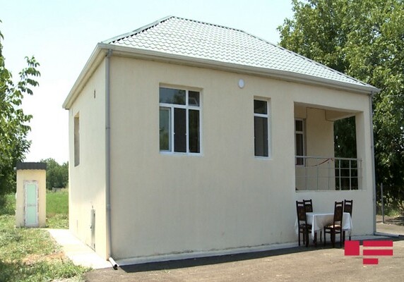 Фонд Гейдара Алиева построил дом для семьи шехида в Агдаме (Фото)
