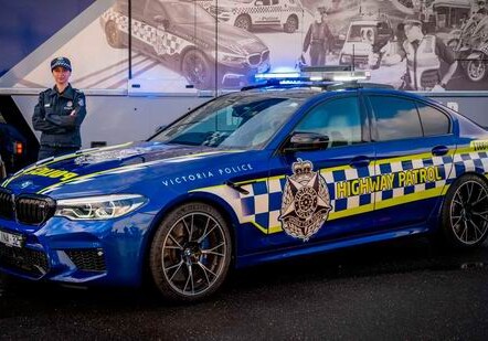 В Австралии BMW M5 стал полицейской машиной (Фото-Видео)