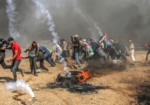 В стычках с израильскими военными в Газе пострадали 49 палестинцев