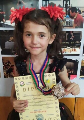 Юная азербайджанская шахматистка завоевала «золото» первенства Европы