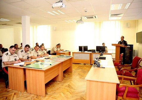 В Центре военных игр ВС Азербайджана проведены оперативные сборы