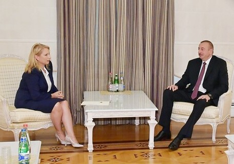 Президент Азербайджана принял министра экономики и устойчивого развития Грузии (Фото)