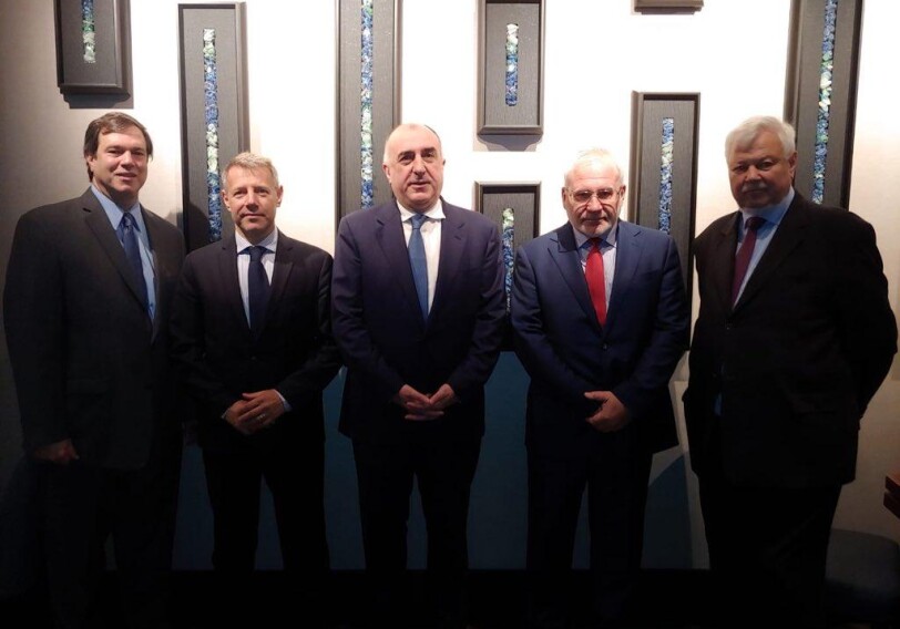 Глава МИД Азербайджана встретился в США с сопредседателями МГ ОБСЕ (Обновлено)