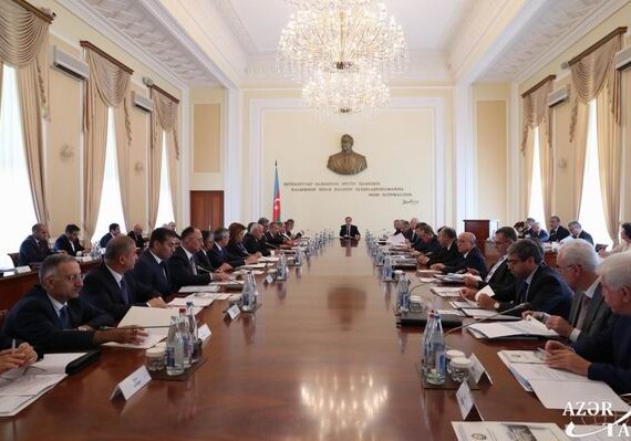 Состоялось очередное заседание Кабмина Азербайджана- Одобрен проект госбюджета-2020 (Фото)