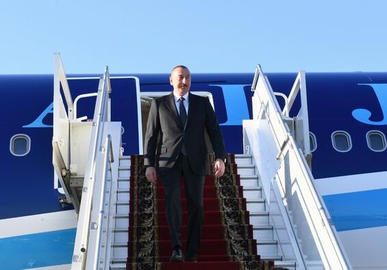 Президент Азербайджана прибыл в Сочи с рабочим визитом