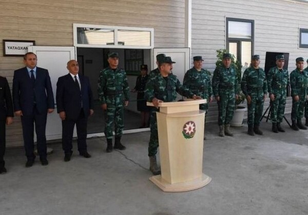 На азербайджано-грузинской границе открылся новый комплекс погранзаставы (Фото)